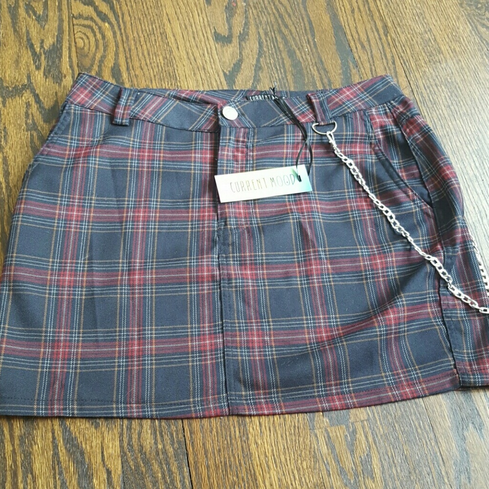 Dolls kill plaid skirt